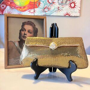Vintage Whiting & Davis Gold Mesh Clutch